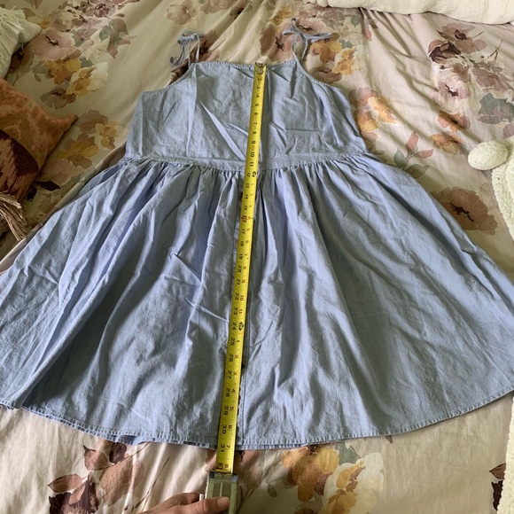 MOVED 〰️ Tie Strap Button Mini Dress - Picture 7 of 7